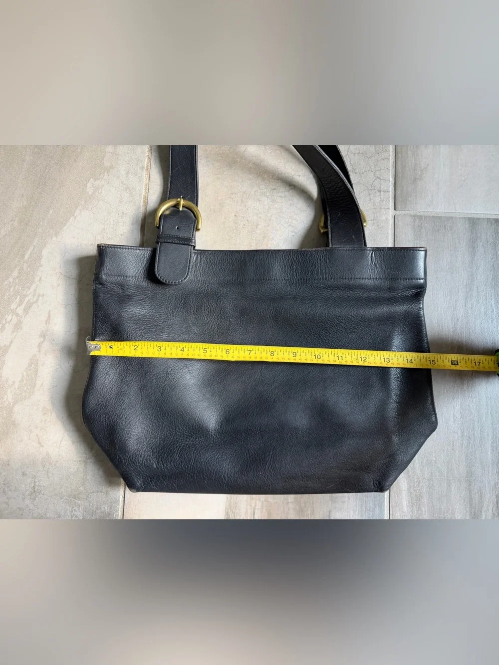 Coach Vintage Soho Lafayette 4140 Black Leather Shoulder Bag